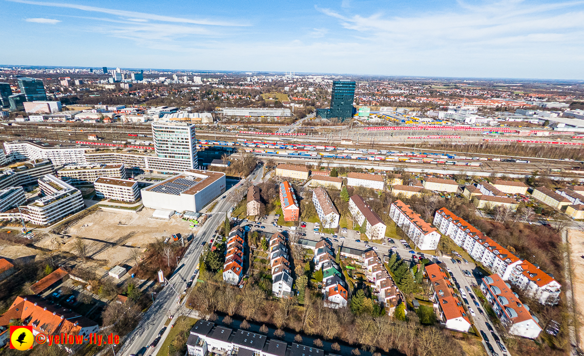 20.02.2023 - der Hachinger Bach zwischen Berg am Laim und Neuperlach